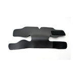 Trumpet Valve Guard, black leather with velcro