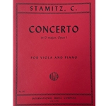 STAMITZ - Concerto in D Major, Op. 1 for Viola and Piano